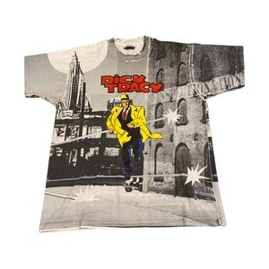 Disney “Dick Tracy” AOP vintage 90’s movie tee